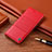 Custodia Portafoglio In Pelle Cover con Supporto H11P per Sony Xperia 1 IV Rosso