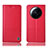 Custodia Portafoglio In Pelle Cover con Supporto H11P per Xiaomi Mi 12 Ultra 5G Rosso