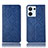 Custodia Portafoglio In Pelle Cover con Supporto H15P per Oppo Reno9 5G Blu