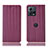 Custodia Portafoglio In Pelle Cover con Supporto H16P per Motorola Moto S30 Pro 5G Viola