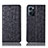 Custodia Portafoglio In Pelle Cover con Supporto H16P per OnePlus Nord CE 2 5G Nero