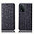 Custodia Portafoglio In Pelle Cover con Supporto H16P per Oppo A93s 5G Nero