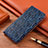 Custodia Portafoglio In Pelle Cover con Supporto H17P per Asus Zenfone 7 ZS670KS Blu