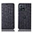 Custodia Portafoglio In Pelle Cover con Supporto H18P per Motorola Moto S30 Pro 5G Nero