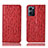 Custodia Portafoglio In Pelle Cover con Supporto H18P per OnePlus Nord CE 2 5G Rosso