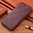 Custodia Portafoglio In Pelle Cover con Supporto H19P per Nokia 1.4 Rosso Rosa