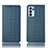 Custodia Portafoglio In Pelle Cover con Supporto H20P per Oppo Reno6 Pro 5G India Blu