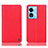 Custodia Portafoglio In Pelle Cover con Supporto H21P per Oppo A18 Rosso