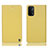 Custodia Portafoglio In Pelle Cover con Supporto H21P per Oppo A93 5G Giallo