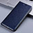 Custodia Portafoglio In Pelle Cover con Supporto H22P per Apple iPhone 7 Plus Blu