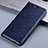 Custodia Portafoglio In Pelle Cover con Supporto H22P per HTC Desire 22 Pro 5G Blu