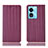 Custodia Portafoglio In Pelle Cover con Supporto H23P per Oppo A1x 5G Rosso Rosa