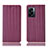 Custodia Portafoglio In Pelle Cover con Supporto H23P per Oppo A57 5G Rosso Rosa