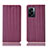 Custodia Portafoglio In Pelle Cover con Supporto H23P per Oppo K10 5G India Rosso Rosa