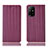 Custodia Portafoglio In Pelle Cover con Supporto H23P per Oppo Reno5 Z 5G Rosso Rosa