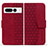 Custodia Portafoglio In Pelle Cover con Supporto HF1 per Google Pixel 7 Pro 5G Rosso