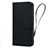 Custodia Portafoglio In Pelle Cover con Supporto HF2 per Apple iPhone 15 Pro Nero