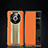 Custodia Portafoglio In Pelle Cover con Supporto JB2 per Huawei Honor Magic3 Pro+ Plus 5G Arancione