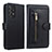 Custodia Portafoglio In Pelle Cover con Supporto JDK per Samsung Galaxy A52 4G Nero