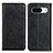 Custodia Portafoglio In Pelle Cover con Supporto K01Z per Google Pixel 8 5G Nero