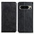 Custodia Portafoglio In Pelle Cover con Supporto K01Z per Google Pixel 8 Pro 5G Nero