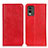 Custodia Portafoglio In Pelle Cover con Supporto K01Z per Nokia C210 Rosso