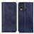 Custodia Portafoglio In Pelle Cover con Supporto K01Z per Nokia C22 Blu