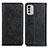 Custodia Portafoglio In Pelle Cover con Supporto K01Z per Nokia G60 5G Nero