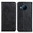 Custodia Portafoglio In Pelle Cover con Supporto K01Z per Nokia X100 5G Nero