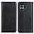 Custodia Portafoglio In Pelle Cover con Supporto K01Z per OnePlus 10 Pro 5G Nero