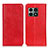 Custodia Portafoglio In Pelle Cover con Supporto K01Z per OnePlus 10 Pro 5G Rosso