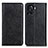 Custodia Portafoglio In Pelle Cover con Supporto K01Z per OnePlus 10R 5G Nero