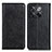 Custodia Portafoglio In Pelle Cover con Supporto K01Z per OnePlus 10T 5G Nero