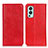 Custodia Portafoglio In Pelle Cover con Supporto K01Z per OnePlus Nord 2 5G Rosso