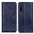 Custodia Portafoglio In Pelle Cover con Supporto K01Z per Sony Xperia 1 V Blu