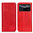 Custodia Portafoglio In Pelle Cover con Supporto K01Z per Xiaomi Poco X4 Pro 5G Rosso