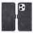 Custodia Portafoglio In Pelle Cover con Supporto K01Z per Xiaomi Redmi 12 4G Nero