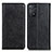 Custodia Portafoglio In Pelle Cover con Supporto K01Z per Xiaomi Redmi Note 11 Pro 4G Nero