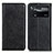 Custodia Portafoglio In Pelle Cover con Supporto K01Z per Xiaomi Redmi Note 11E Pro 5G Nero