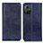 Custodia Portafoglio In Pelle Cover con Supporto K01Z per Xiaomi Redmi Note 11R 5G Blu