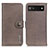 Custodia Portafoglio In Pelle Cover con Supporto K02Z per Google Pixel 6a 5G Grigio