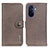 Custodia Portafoglio In Pelle Cover con Supporto K02Z per Huawei Enjoy 50 Grigio