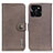 Custodia Portafoglio In Pelle Cover con Supporto K02Z per Huawei Honor X6a Grigio