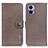 Custodia Portafoglio In Pelle Cover con Supporto K02Z per Motorola Moto Edge 30 Lite 5G Grigio