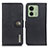 Custodia Portafoglio In Pelle Cover con Supporto K02Z per Motorola Moto Edge 40 5G Nero