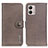 Custodia Portafoglio In Pelle Cover con Supporto K02Z per Motorola Moto G53 5G Grigio