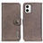 Custodia Portafoglio In Pelle Cover con Supporto K02Z per Motorola Moto G73 5G Grigio