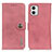 Custodia Portafoglio In Pelle Cover con Supporto K02Z per Motorola Moto G73 5G Rosa