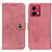 Custodia Portafoglio In Pelle Cover con Supporto K02Z per Motorola Moto G84 5G Rosa