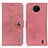 Custodia Portafoglio In Pelle Cover con Supporto K02Z per Nokia C20 Plus Rosa